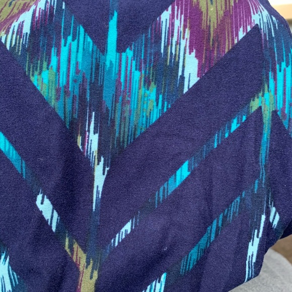 NWOT Lularoe Navy pattern  Leggings - Picture 3 of 3
